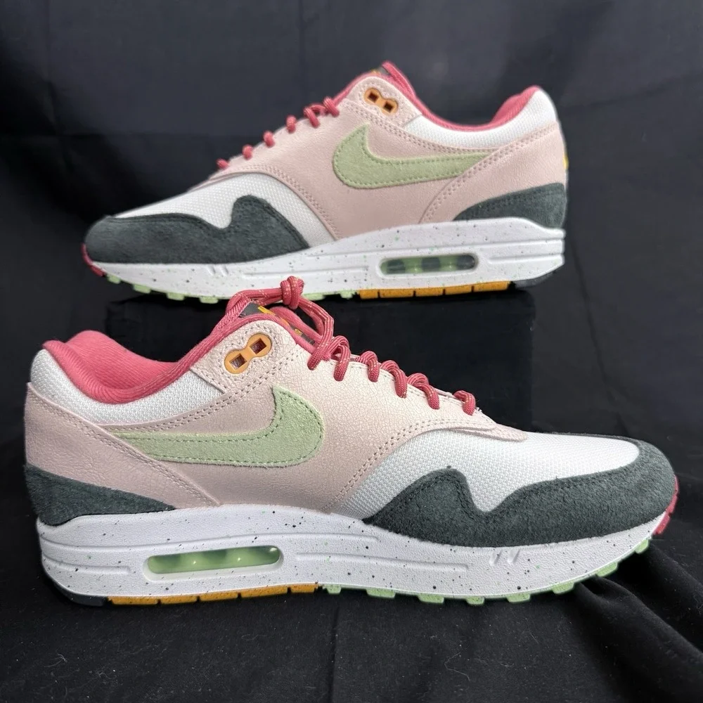 Nike Mens Air Max 1 Easter Celebration Leather Sneakers Shoes FZ4133-640 Sz 8.5